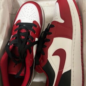 Jordan Red and White Men's Shoes
